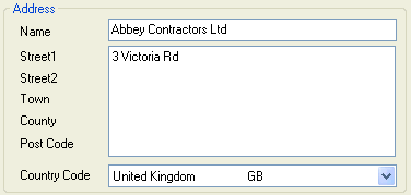 Postcode Finder Example with an address