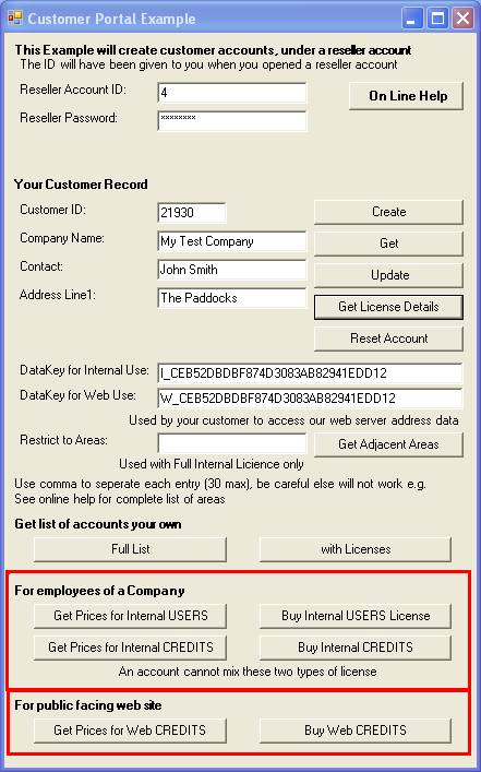 Reseller Portal Get licence details