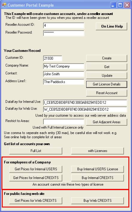 Reseller Portal Get licence details