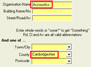 Address Search by partial address