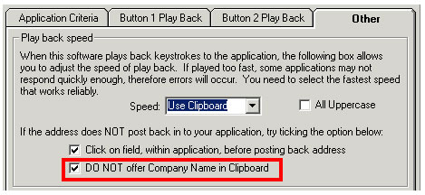 Postcode Desktop Software no company name